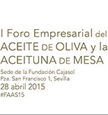 El Instituto de Estudios Cajasol organiza el I Foro Empresarial del Aceite de Oliva y la Aceituna de Mesa en Sevilla