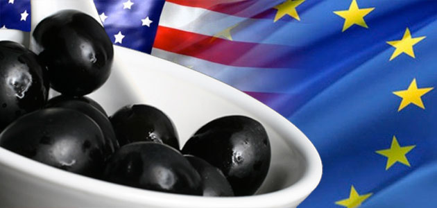 Los aranceles a la aceituna negra, fuera de las discusiones UE-EEUU