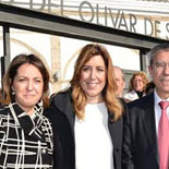 Susana Díaz inaugura el Centro de Recursos e Interpretación del Olivar de la Sierra