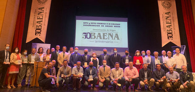 La DOP Baena entrega sus XXVII y XXVIII Premios a la Calidad