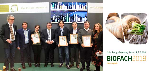 Diez AOVEs ecológicos españoles resultan premiados en Biofach 2018