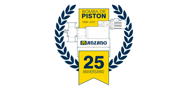 Manzano-Flottweg celebra el 25º aniversario del diseño original de la bomba de pistón