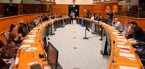 Cata-maridaje con AOVE en el Parlamento Europeo