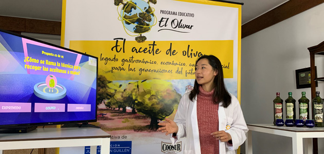 Primera cata de aceite de oliva on line del programa educativo El Olivar