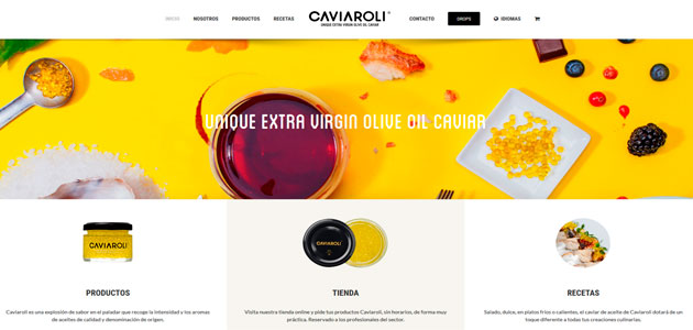 Caviaroli estrena web y tienda on line