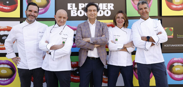 Prestigiosos chefs españoles elevan la aceituna de mesa a bocado de alta cocina