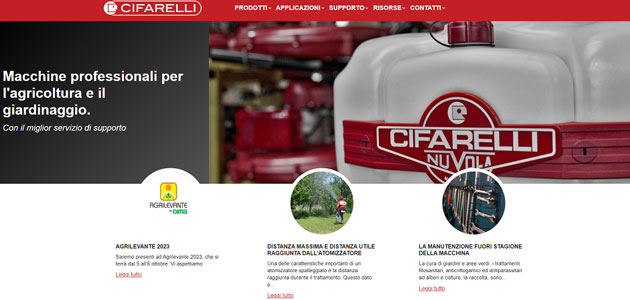 Cifarelli lanza sus nuevos sitios web