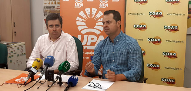 COAG y UPA convocan una concentración en Jaén por los bajos precios en origen del aceite de oliva