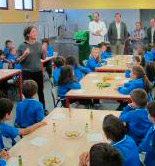La DOP Aceite de La Rioja inicia el programa de desayunos en colegios