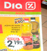 COAG pide a la AICA que investigue un presunto caso de 'venta a pérdidas' de aceite de oliva en DIA