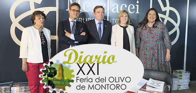 Diario de la Feria del Olivo de Montoro: el ministro Luis Planas cata el #1 de EVOOLEUM
