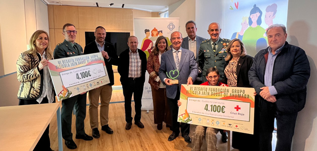 La Fundación Grupo Oleícola Jaén entrega 8.200 euros a entidades sociales tras el VI Desafío Duque de Ahumada