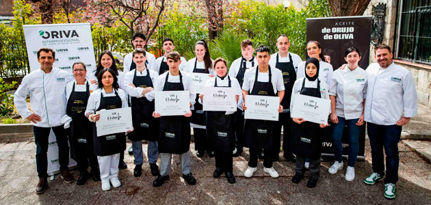 La Escuela Superior de Hostelería y Turismo de Madrid gana el concurso de cocina a la mejor receta con aceite de orujo de oliva