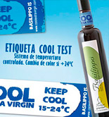 Basilippo crea una etiqueta termocrómica que controla la temperatura del AOVE en la botella 
