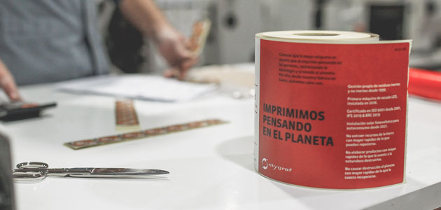 Etygraf apuesta por adhesivos para etiquetas con menor impacto ambiental