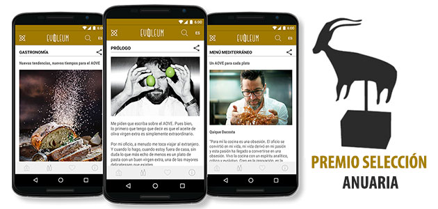 La app EVOOLEUM se alza con el premio 'Selección Anuaria'