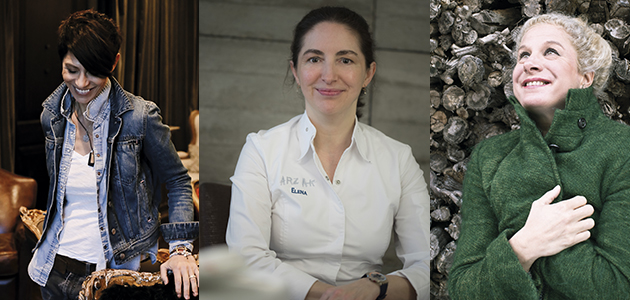 Dominique Crenn, Elena Arzak y Ana Ros: 'Las chefs del AOVE'