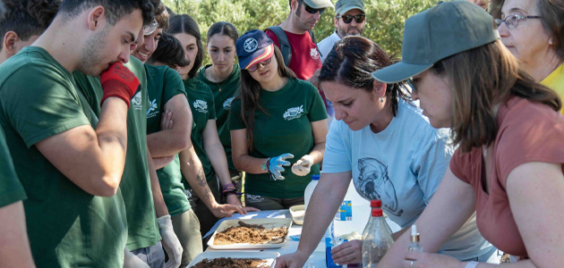 Formación en campo del ecosistema del olivar para futuros profesionales