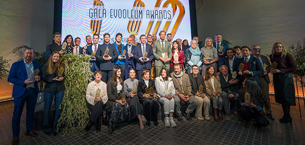 El AOVE brilla con todo su esplendor en Madrid en la Gala del décimo aniversario de EVOOLEUM Awards