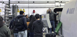 Los alumnos del Máster en Olivar y Aceite de Oliva de la UJA conocen la vanguardia tecnológica de GEA