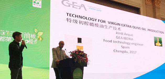 GEA presenta su tecnología para almazaras en el congreso de productores de aceite chinos
