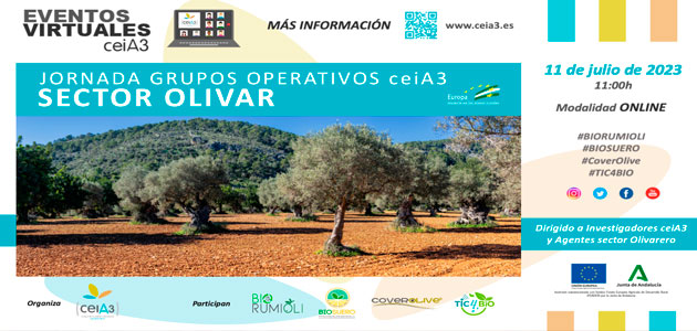 El ceiA3 organiza una jornada dedicada a los Grupos Operativos del sector del olivar