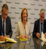 El Ifapa y Heineken firman un acuerdo para estudiar un sistema de cultivo combinado de cebada con olivar