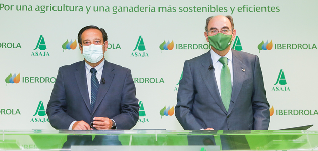Asaja e Iberdrola sellan una alianza estratégica para impulsar la agricultura cero emisiones