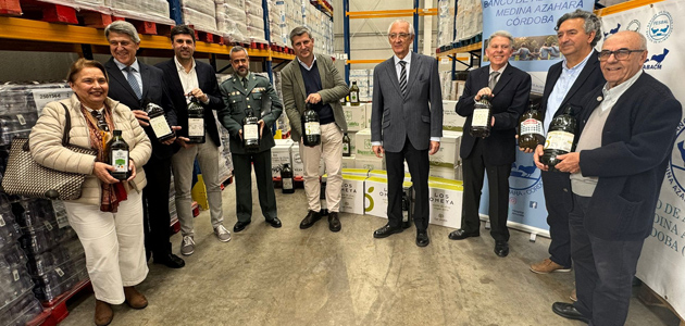 Entregados más de 600 litros de AOVE al Banco de Alimentos de Córdoba procedente de aceitunas incautadas