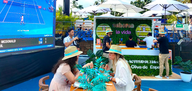 Aceites de Oliva de España patrocina el Abierto de Tenis de Acapulco