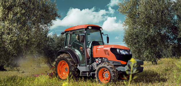 La serie M5 Narrow, el mejor tractor especialista de Kubota para el olivar