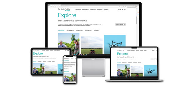 Kubota lanza el portal on line 'Kubota Group Solutions Hub'