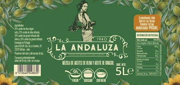 Acesur retirará del mercado su marca de aceite 'La Andaluza'