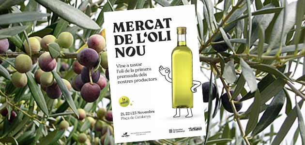 La primera edición del Mercat de l'Oli Nou contará con la presencia de 50 productores catalanes