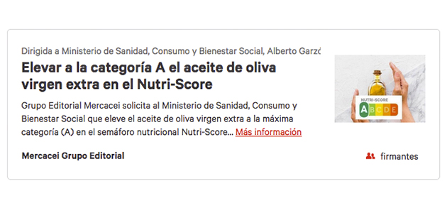 El Nutriscore, a consulta pública