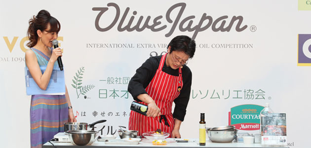 Olive Marche de Olive Japan, catas y showcookings con mucho AOVE