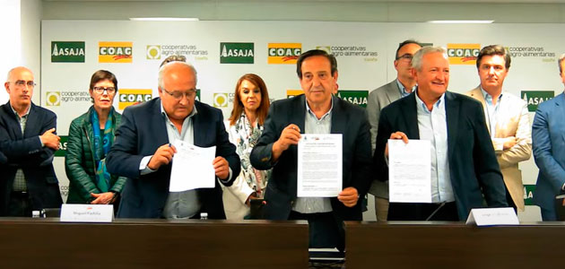 Asaja, COAG y Cooperativas Agro-alimentarias de España presentan 12 medidas concretas para el campo