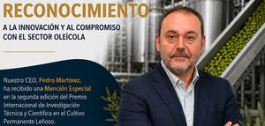 La IA aplicada a la almazara impulsa el reconocimiento internacional de Pedro Martínez, CEO de IMS
