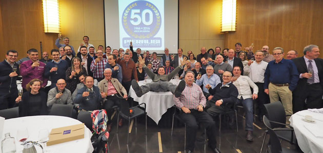 Los trabajadores de la fábrica de Zaragoza de Pieralisi celebran el 50º aniversario de la empresa en España