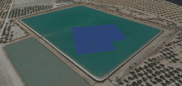 Intelec Ingeniería Energética construirá para Castillo de Canena una planta solar fotovoltaica flotante