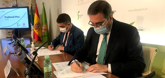 La Diputación de Jaén y la UJA renuevan el convenio para continuar con el proyecto Predimed-Plus