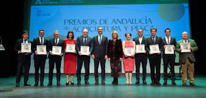 Luque Ecológico recibe el galardón en la categoría de "Sostenibilidad" en los XIX Premios de Andalucía de Agricultura y Pesca