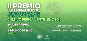 Convocado el Premio Internacional de Investigación en el Cultivo Permanente Leñoso