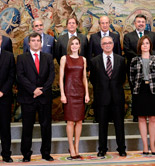 La Reina Letizia recibe al Consejo de Dirección de FIAB