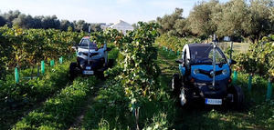 Un equipo del CSIC automatiza un vehículo eléctrico comercial para monitorizar cultivos