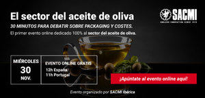 SACMI organiza un evento on line sobre costes y packaging en el sector del aceite de oliva