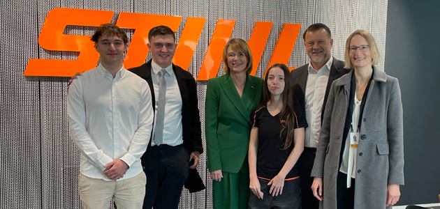 STIHL España recibe la visita de Elke Büdenbender, primera dama alemana