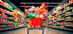 El gasto en la cesta de la compra se situó en 131.000 millones de euros en 2025, un 5,8% más