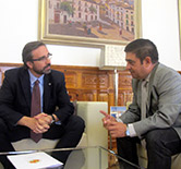 El presidente de la Diputación de Jaén y el rector de la UJA sellan su disposición a seguir colaborando en 'la mejora de la provincia'