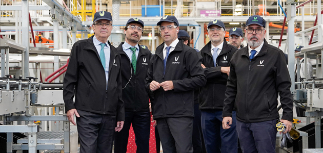 El Gobierno vasco inaugura el nuevo horno de Vidrala en Llodio